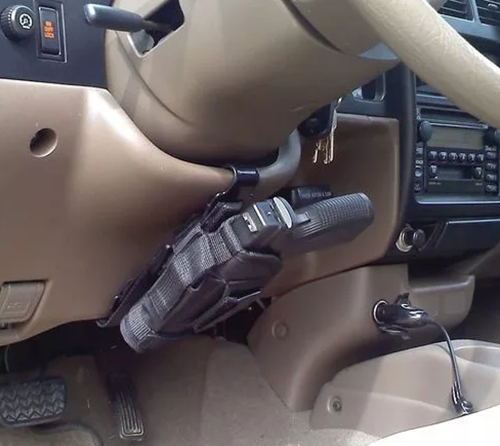 How to hide weapons in a car